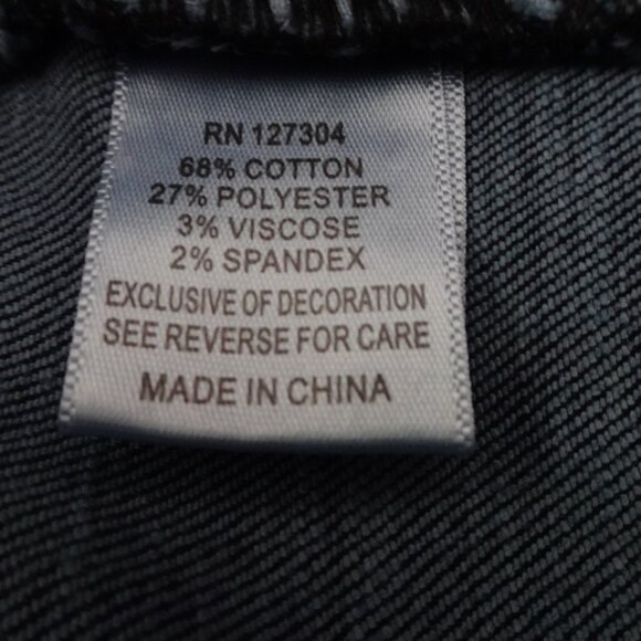 John Mark Embroidered Jeans Women's Plus Size 16W Blue Denim Stretch Flare - Picture 16 of 16